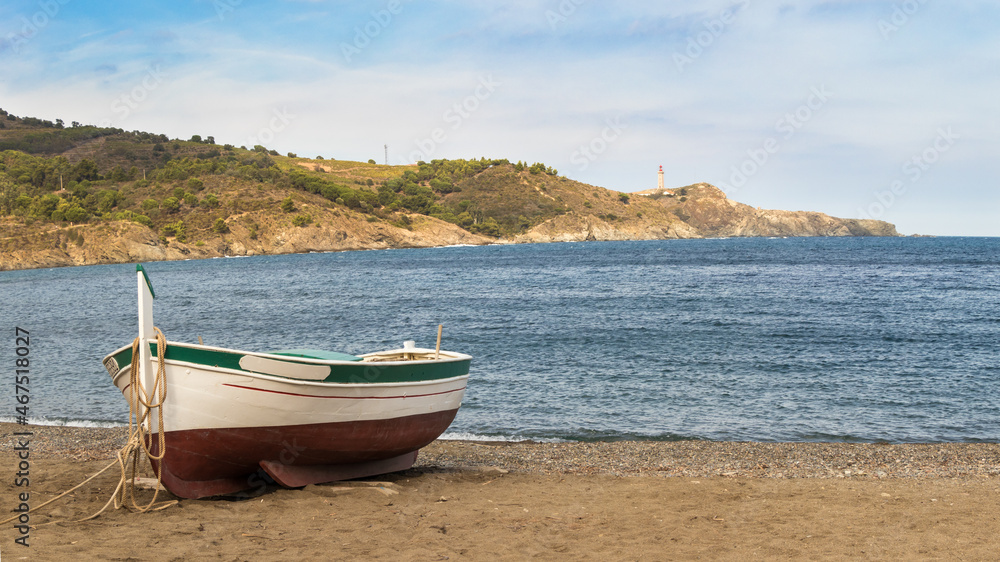 La plage de Paulilles et le cap Béar