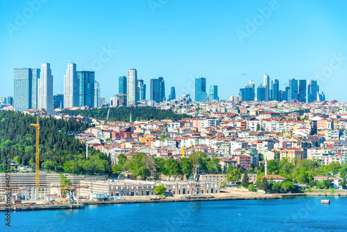 Business downtown with skyscrapers and business buildings in Istanbul, Turkey © Pavlo Vakhrushev