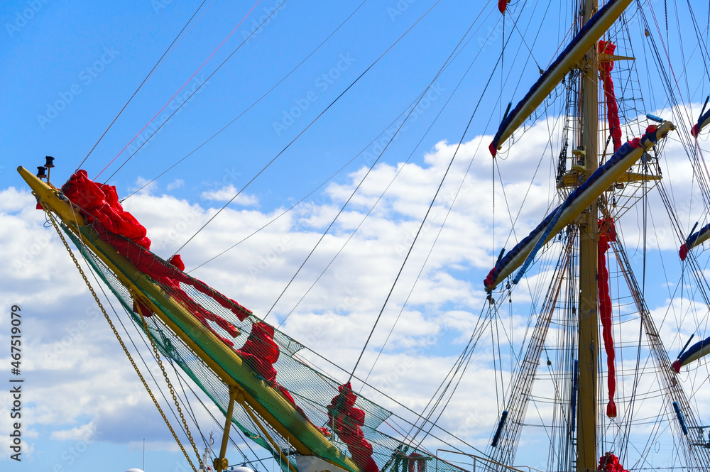 Fototapeta premium the Sailboat mast