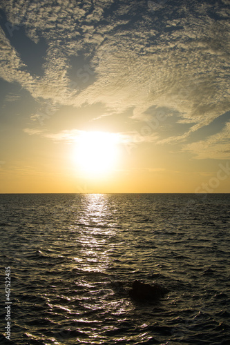 Malediwy, zachód słońca