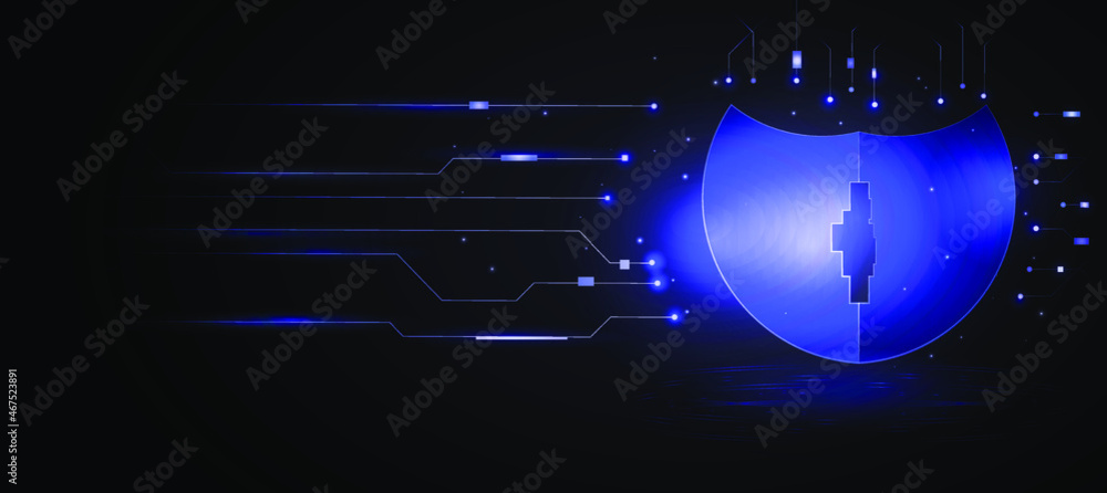 Obraz premium Abstract Elegant diagonal striped blue background, vector picture and Digital background , connection , network, Light technology ,digital access background