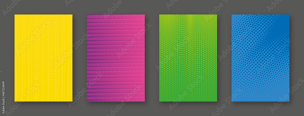 Set of abstract gradient vector background. Set of abstract gradient vector background.
