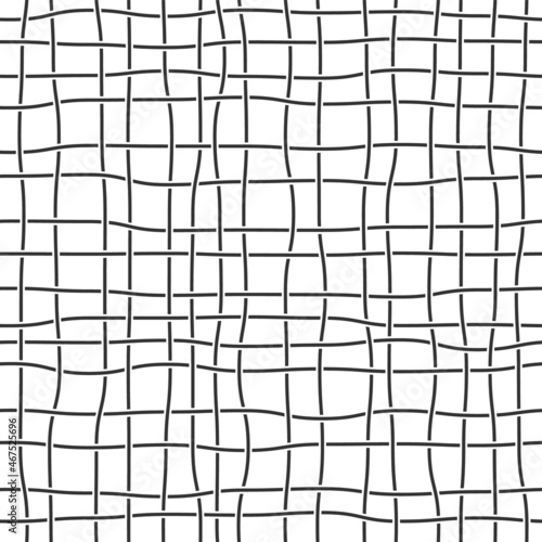Net pattern seamless. Mesh abstract texture. Fabric line geometric ornament vector.