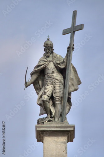 Statue of king Sigismund III in Warsaw, Poland
