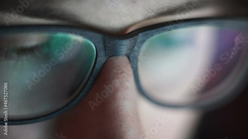 Wallpaper Mural Man watching the change of stock market on laptop screen Torontodigital.ca