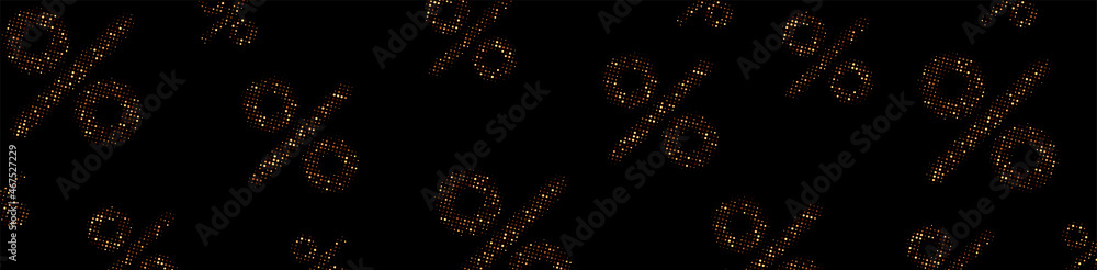 Golden halftone percent pattern background. Golden halftone percent pattern background.