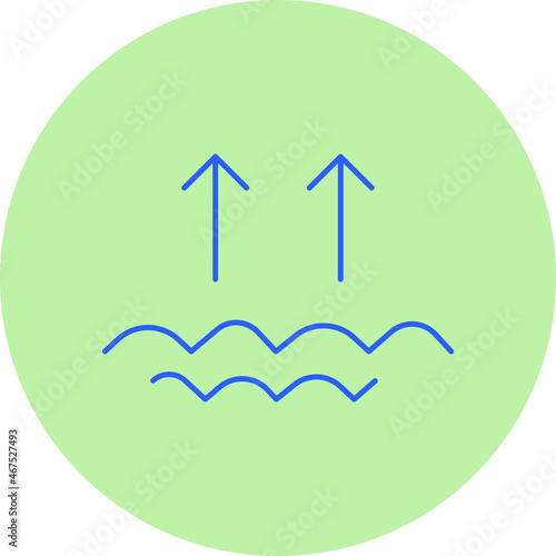 Waves Isolated Vector icon which can easily modify or edit

