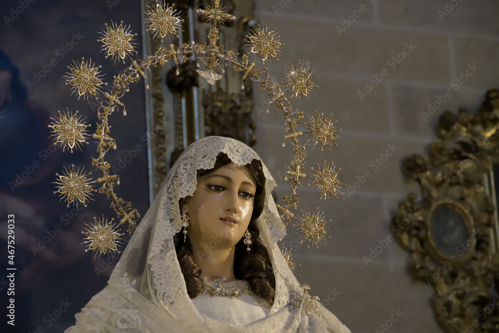 Fotografia do Stock María Santísima del Rocío Coronada, exposición el
