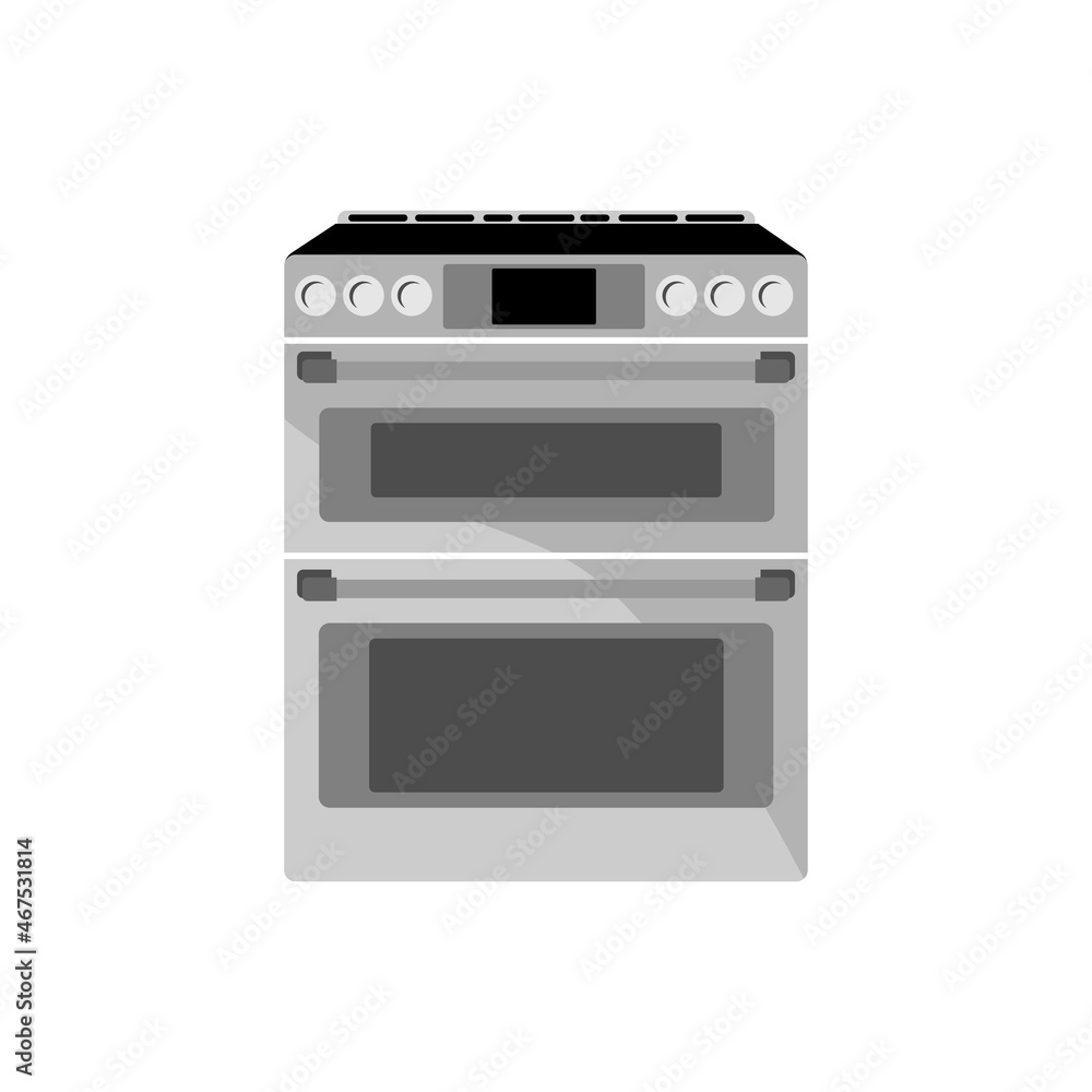 double oven icon, illustratio gas stove, kitchen cooking appliance. double oven icon, illustratio gas stove, kitchen cooking appliance.