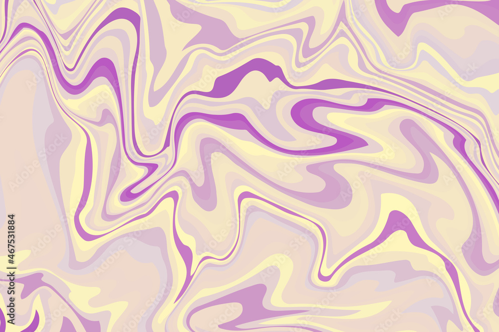 Fluid art. Modern artwork background. Mixture of acrylic paints. Abstract liquid painting marble texture, colorful gradient waves. Vector design for banner, flyer, business card, cover, invitation