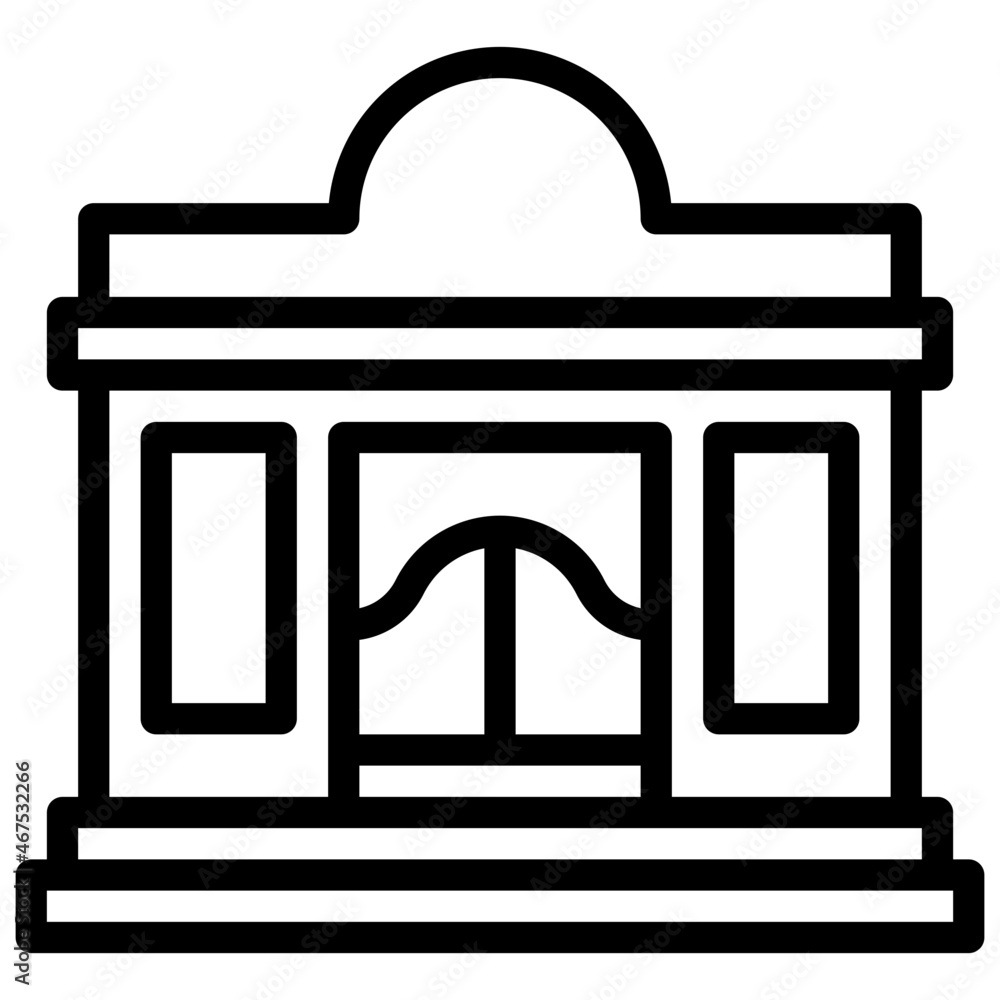 OFFICE line icon,linear,outline,graphic,illustration OFFICE line icon,linear,outline,graphic,illustration