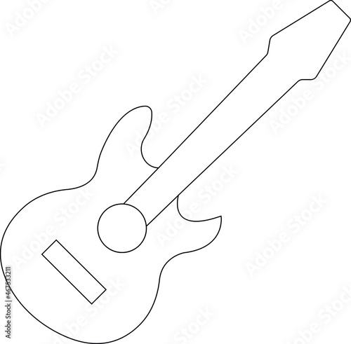 film making icon guitar and electric guitar