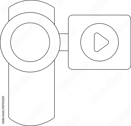film making icon handy camera and handy