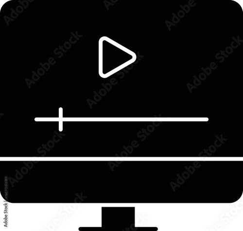 film making icon monitor screen and monitor