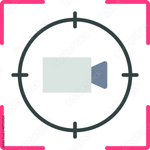 film making icon target and aim
