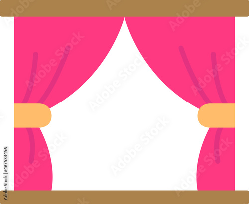 film making icon window and curtains