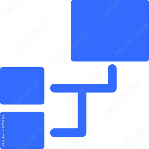 Flowchart Isolated Vector icon which can easily modify or edit