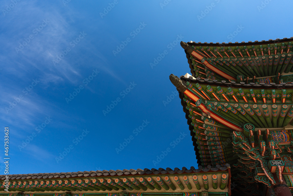 Obraz premium Korean traditional palace in Seoul