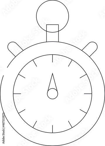 fitness icon stopwatch and timer