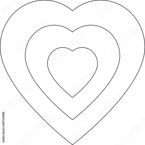 honeymoon icon hearts  and  love