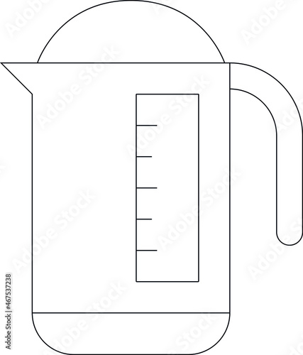 devices icon measuring jug and measure