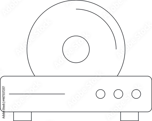 devices icon cd player and dvd player