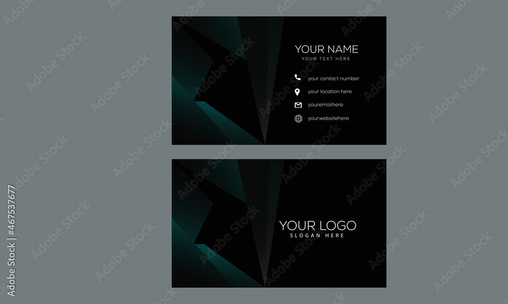 Fototapeta premium Creative new business card design 