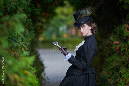 Foto sophisticated victorian lady