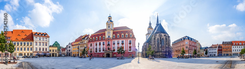 Rathaus, Marienkirche, Weißenfels, Sachsen-Anhalt, Deutschland 