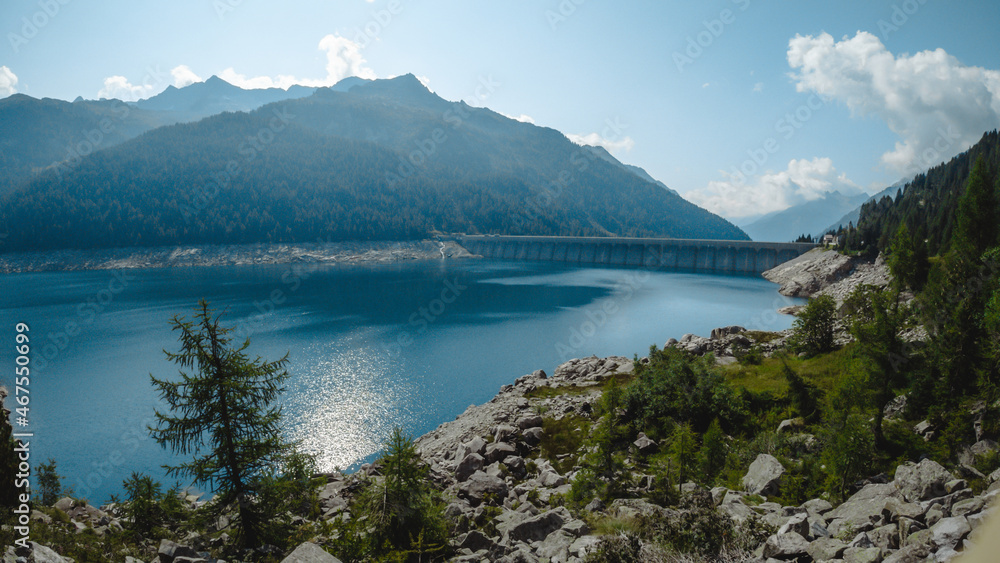 fantastic view on val di fumo and daone lake