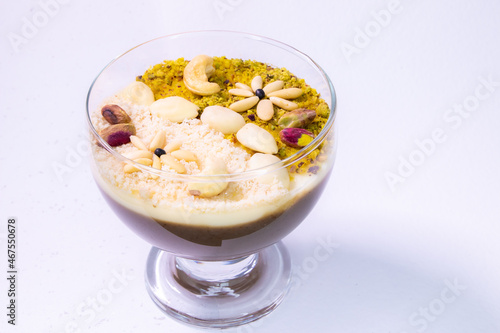 glass of yogurt with fruits زقوقو تونس المغرب الجزائر