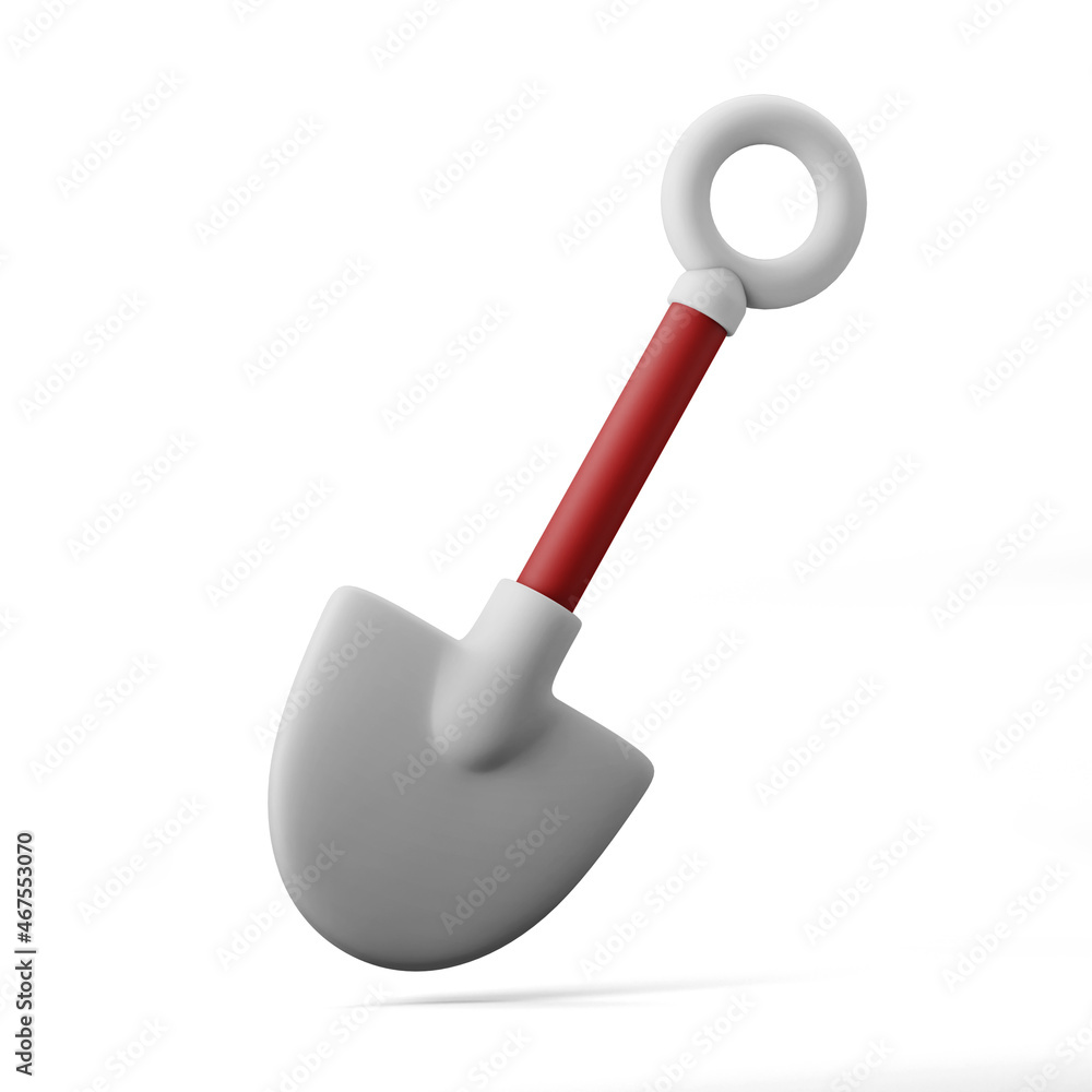 shovel tool autumn 3d illustration 3d rendering 3d icon isolated shovel tool autumn 3d illustration 3d rendering 3d icon isolated