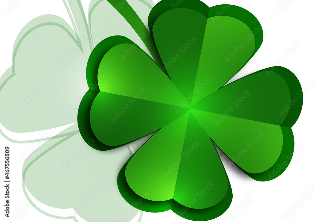 St. Patrick's Day banner design template. Simple banner for website, store, magazine promotions. Vector