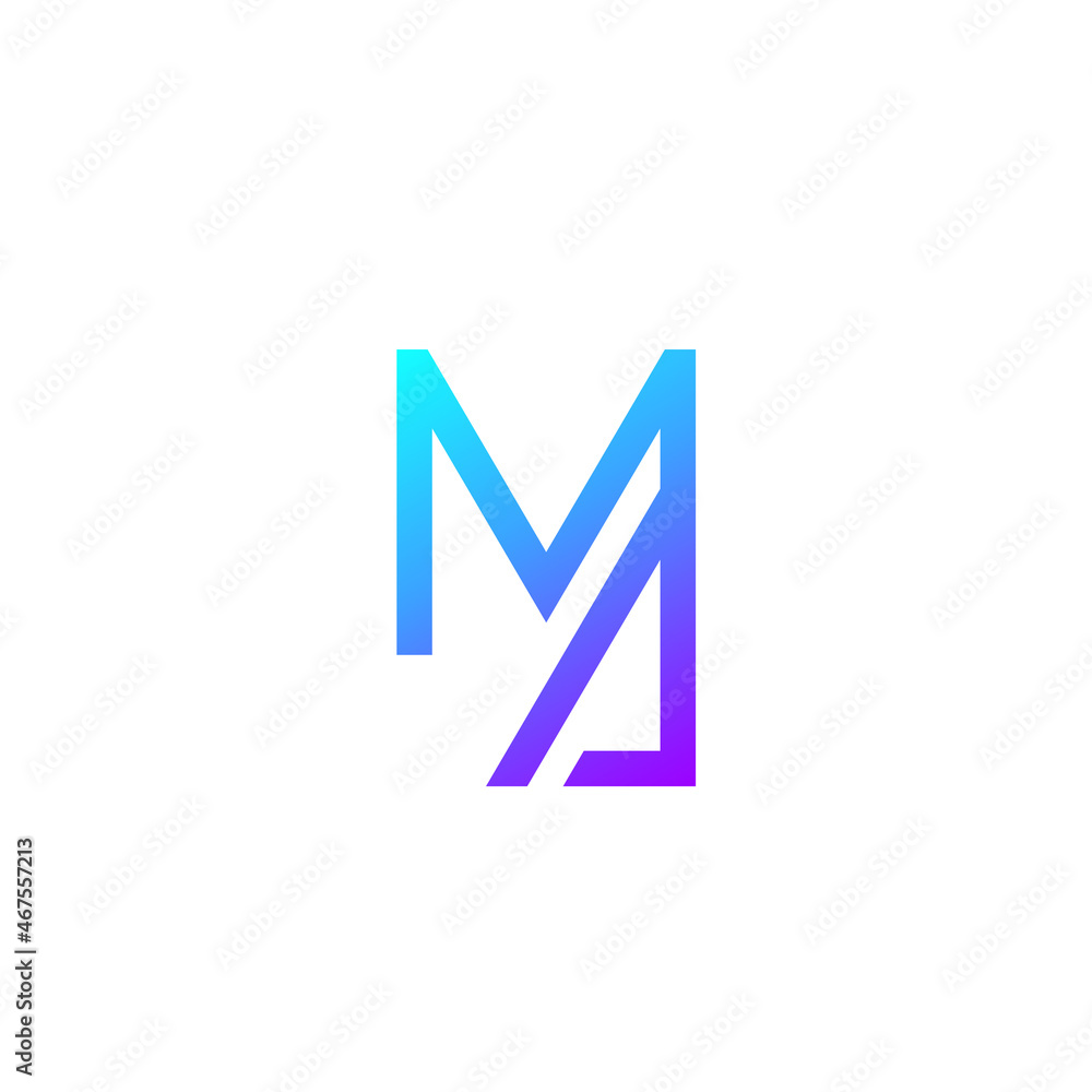 MA letters logo design, vector monogram MA letters logo design, vector monogram