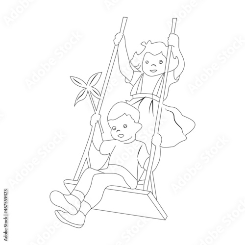 Kids Coloring Book - KDP, Coloring pages outline, line art