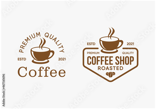 bundle coffee shop logo design inspirations