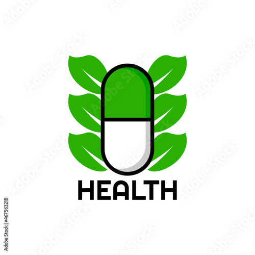 Organic capsule logo design