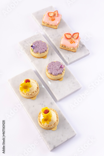 FOOD, DRINK, AND APPETIZER on white background.