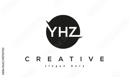 YHZ creative circle letters logo design victor photo