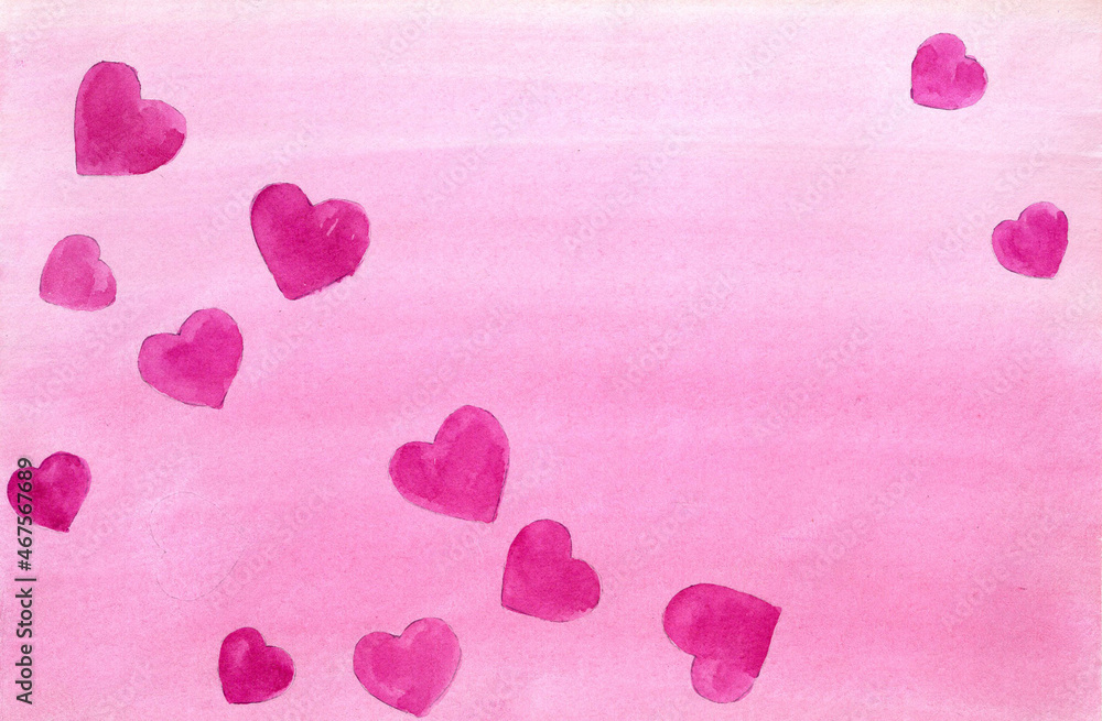 pink background with hearts pink background with hearts