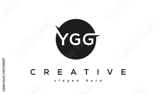 YGG creative circle letters logo design victor photo