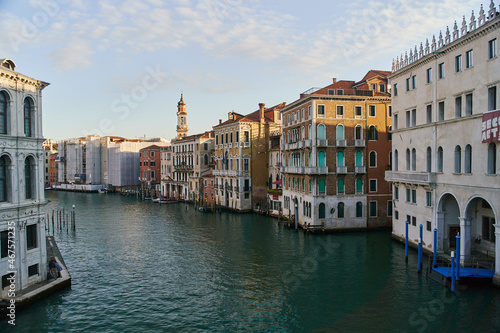 Venice, Italy - 10.12.2021: Beautiful view of famous Grand Canal in Venice, Italy © Dima Anikin