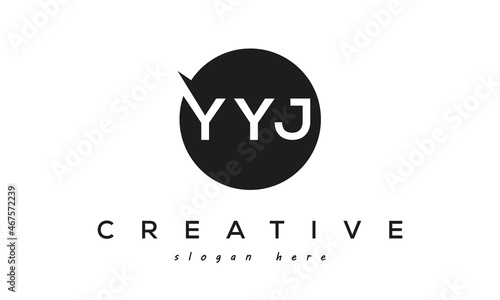 YYJ creative circle letters logo design victor photo