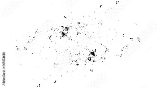 The abstract texture on white background, dirt overlay or screen effect use for grunge background vintage style. Grunge monochrome background. Black grunge texture background. 