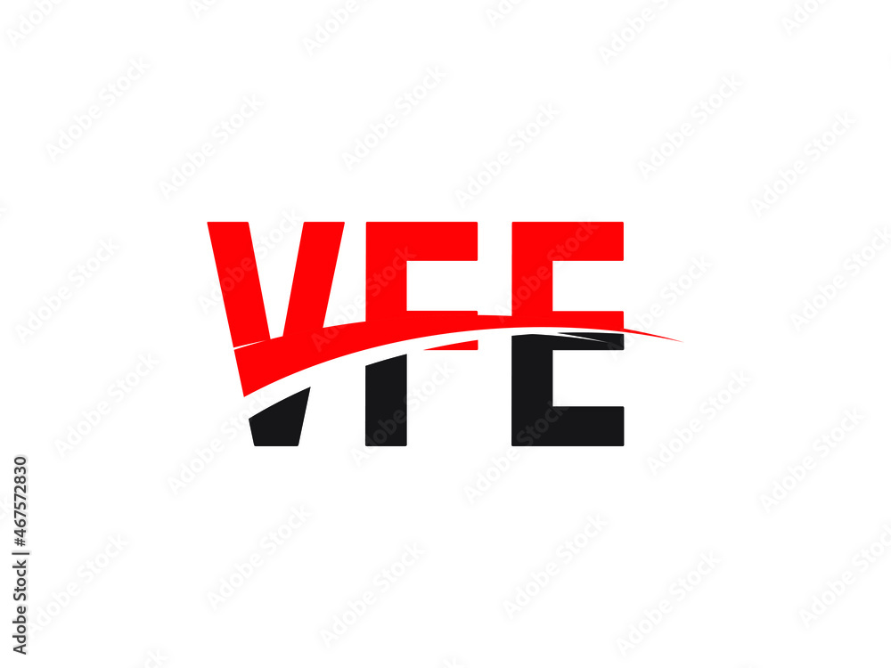 VFE Letter Initial Logo Design Vector Illustration VFE Letter Initial Logo Design Vector Illustration