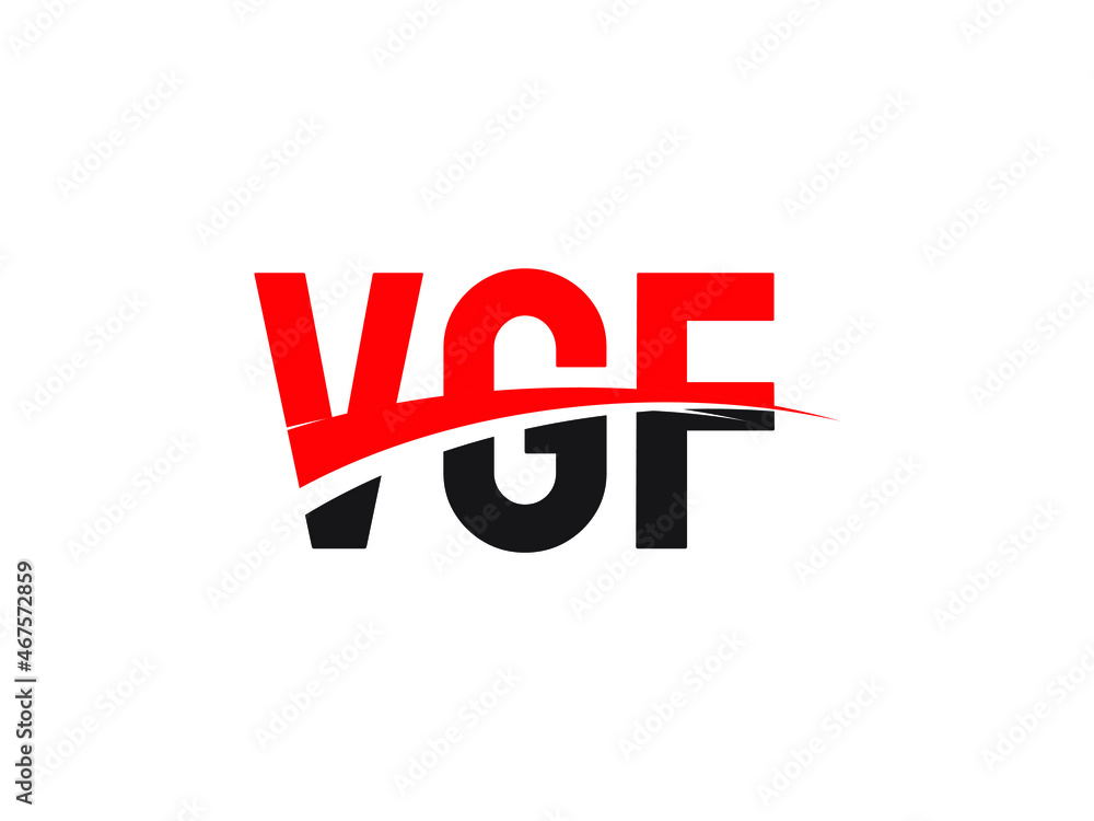 VGF Letter Initial Logo Design Vector Illustration VGF Letter Initial Logo Design Vector Illustration