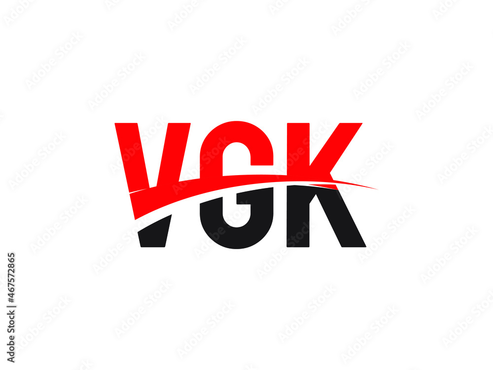 VGK Letter Initial Logo Design Vector Illustration VGK Letter Initial Logo Design Vector Illustration