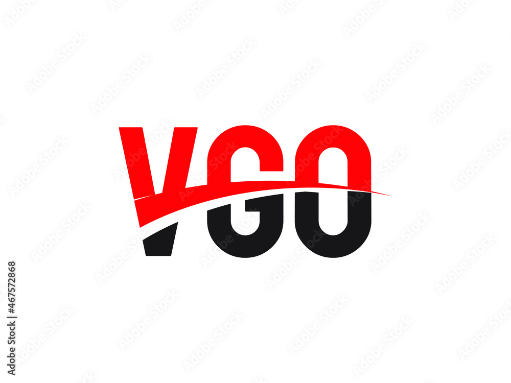VGO Letter Initial Logo Design Vector Illustration VGO Letter Initial Logo Design Vector Illustration