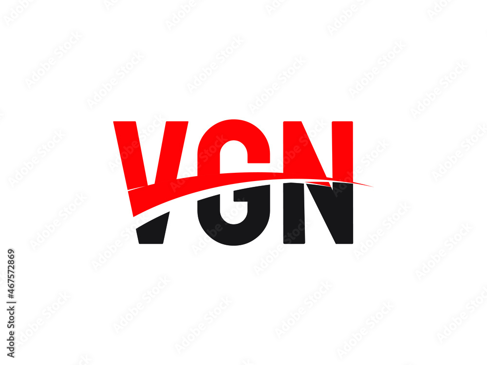 VGN Letter Initial Logo Design Vector Illustration VGN Letter Initial Logo Design Vector Illustration