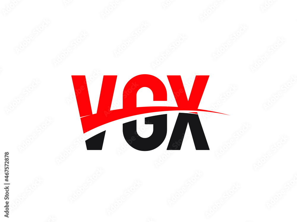 VGX Letter Initial Logo Design Vector Illustration VGX Letter Initial Logo Design Vector Illustration